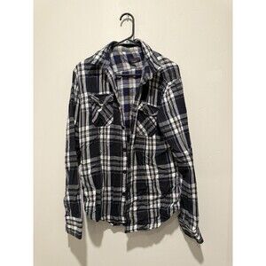 Zara Man Flannel Button Down L